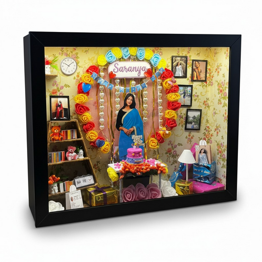 Birthday shadow box