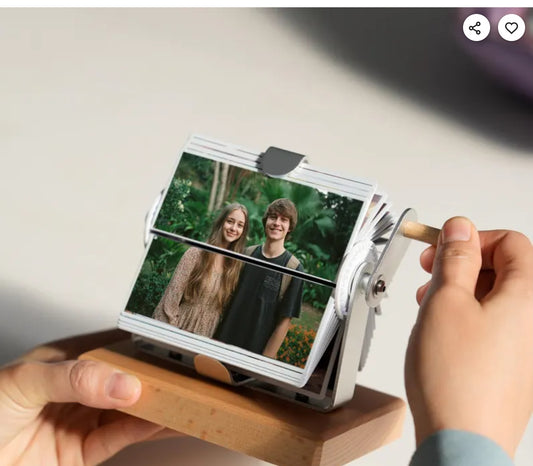 Rotating Flip Photo Frame.