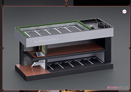 LED Lighted Scale Model Showroom for Die-Cast Cars